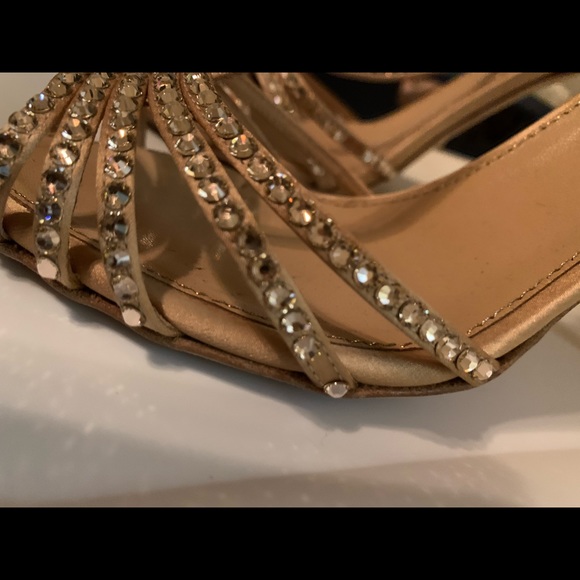 Sergio Rossi Crystal Embellished Strappy Sandals - Picture 13 of 15